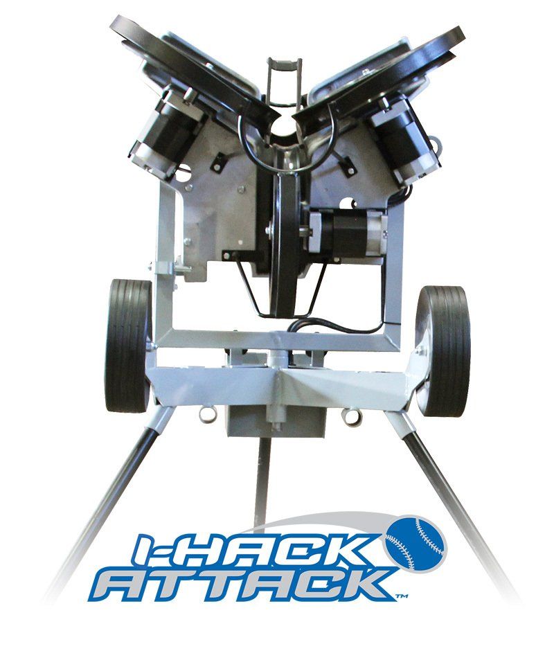 A hack attack machine is shown with a white background