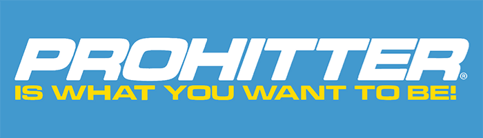 Pro hitter is what you want to be on a blue background