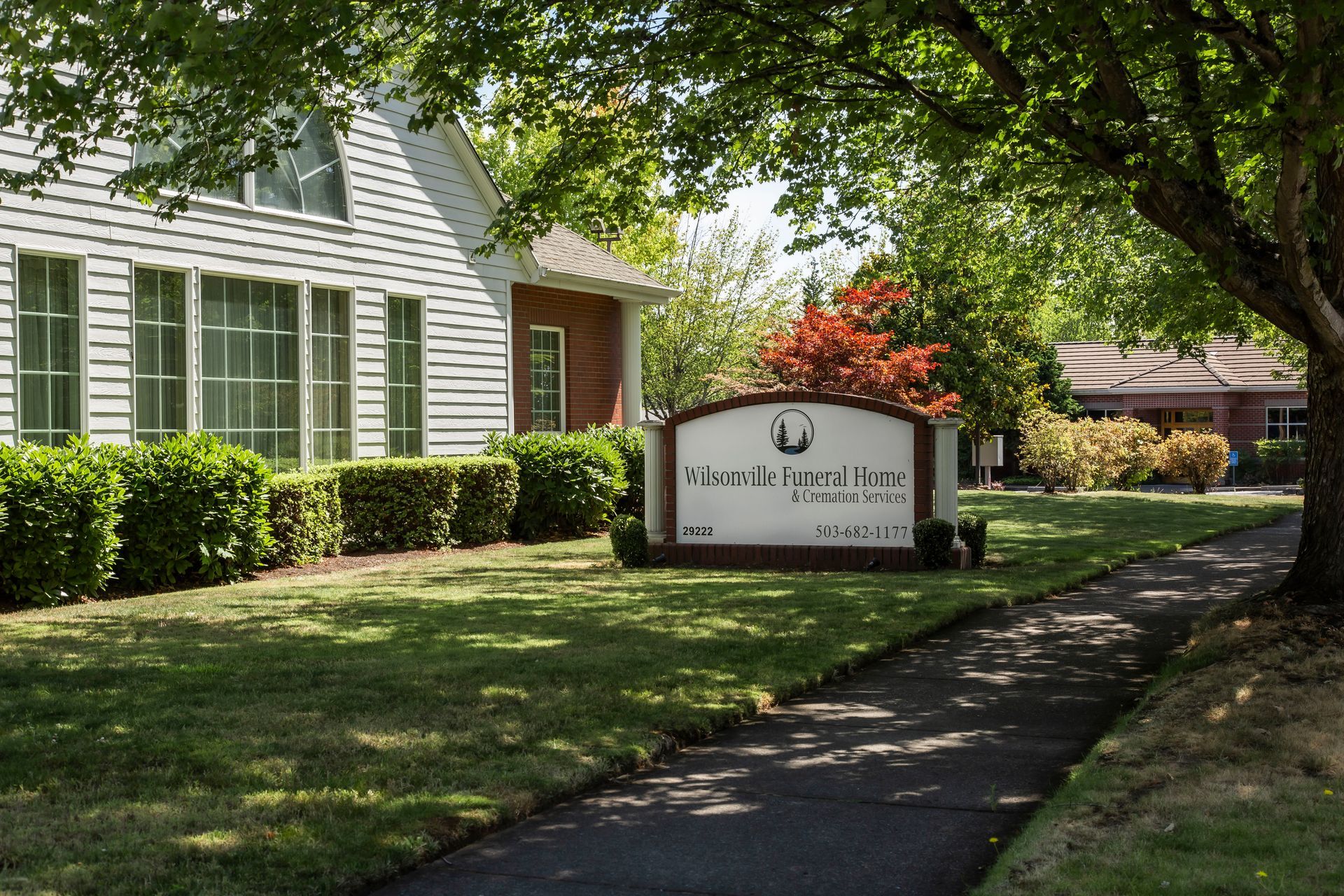 Sign for care facility