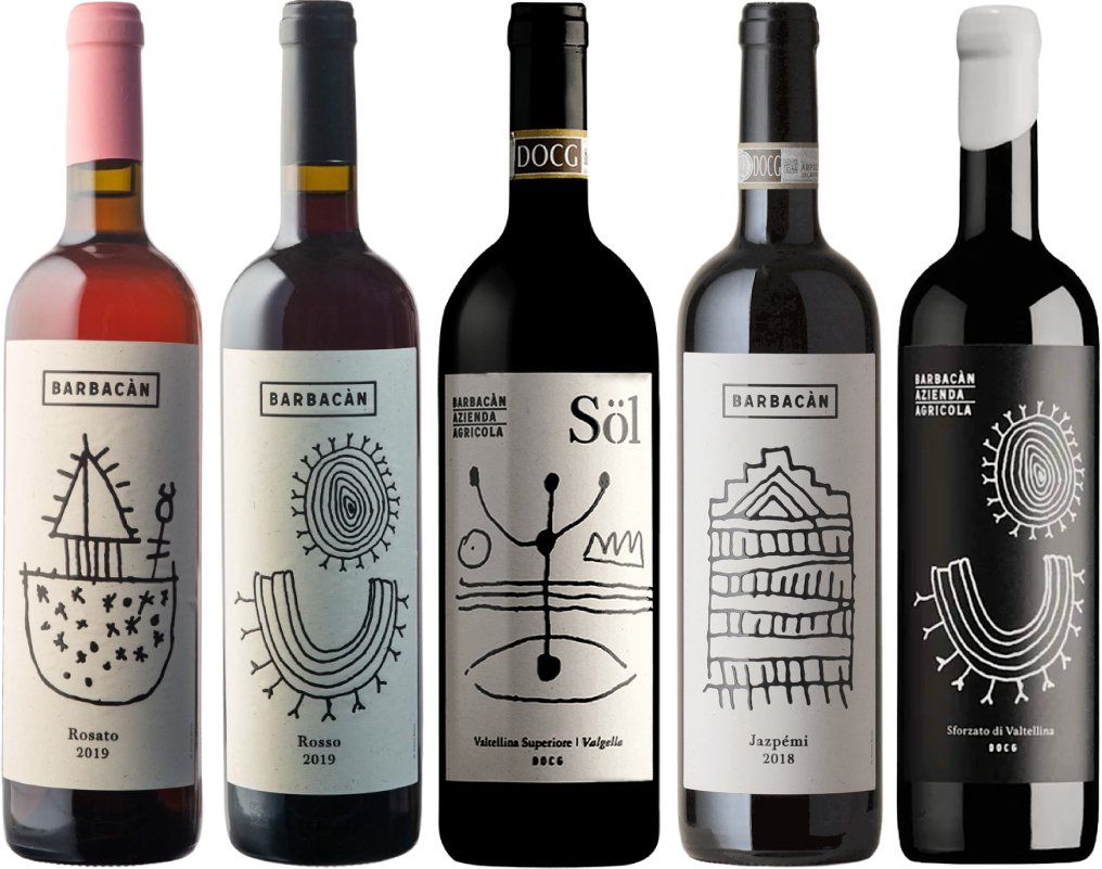 Barbacàn wine lineup Barbacàn wine lineup