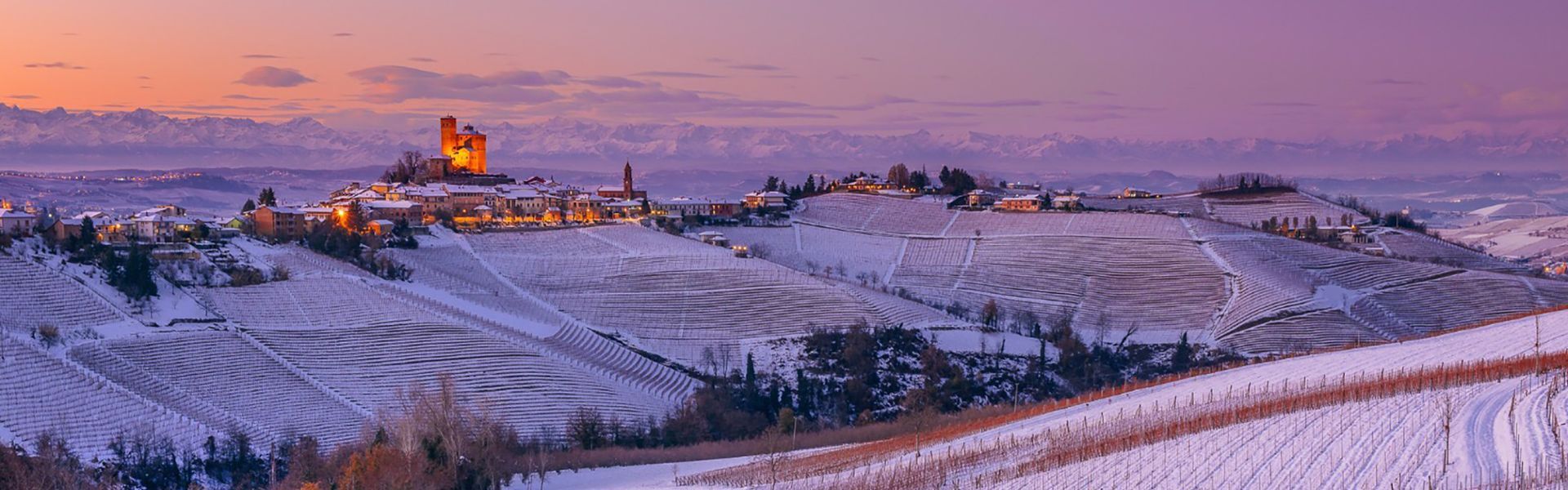The italian village of Serralunga d'Alba, Cuneo in Piedmont, Italy The italian village of Serralunga d'Alba, Cuneo in Piedmont, Italy