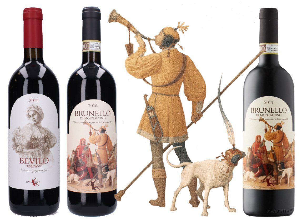 Casa Raia - Line up of Wines