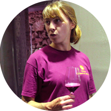 Close-up portrait of Marine, winemaker of Gilbert & Gaillard