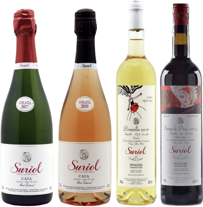 Suriol Line-up of Wines Suriol Line-up of Wines
