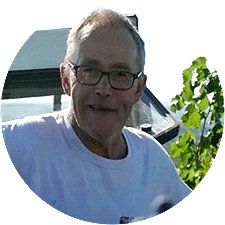 Close-up portrait of Yves, winemaker of Gilbert & Gaillard