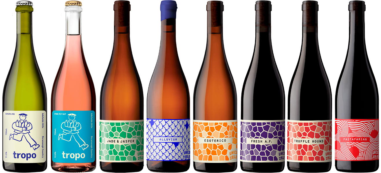 Unico Zelo Line-up of Wines Unico Zelo Line-up of Wines