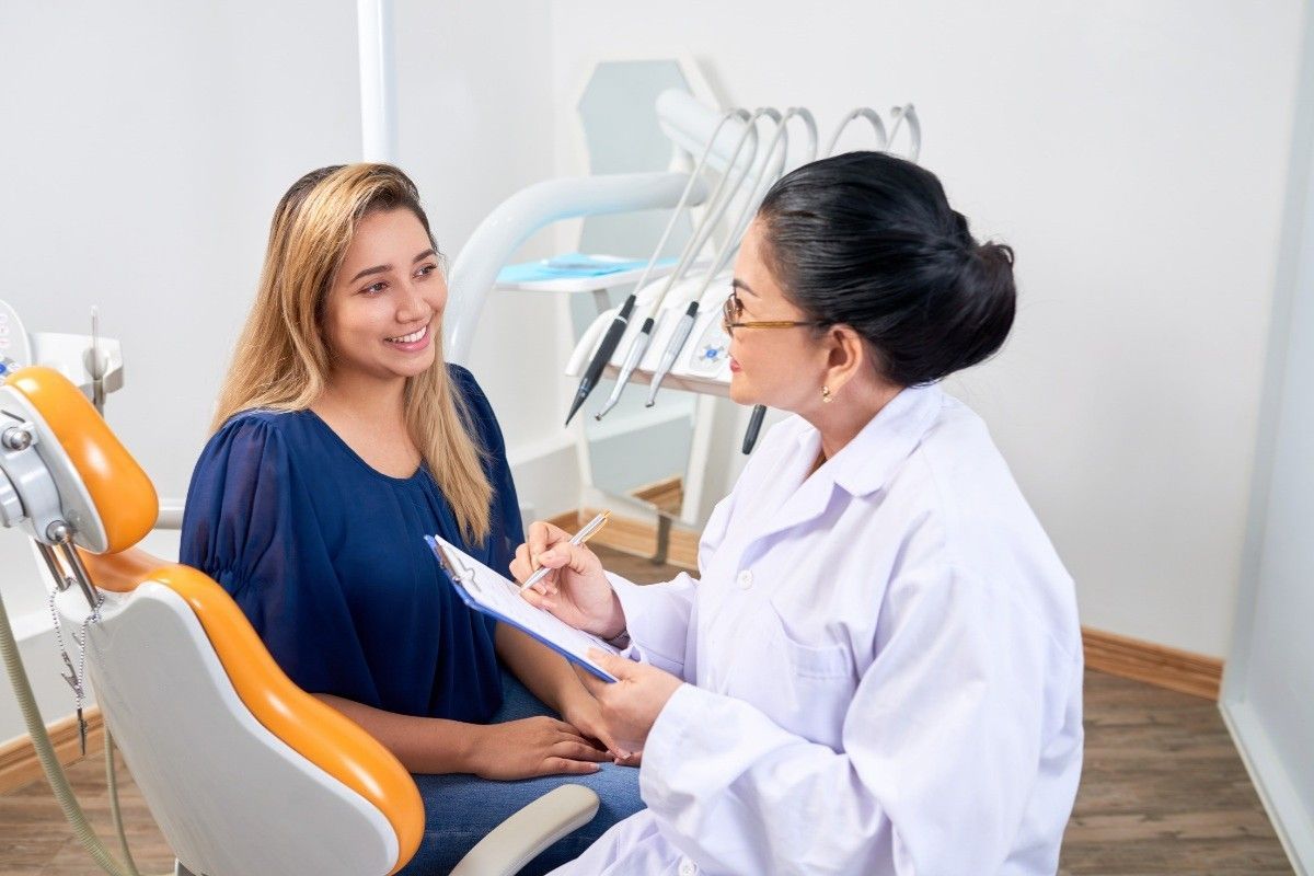 NEW PATIENT FORMS | Dental Patient with Family Dentist Smiling | Garland TX 75040