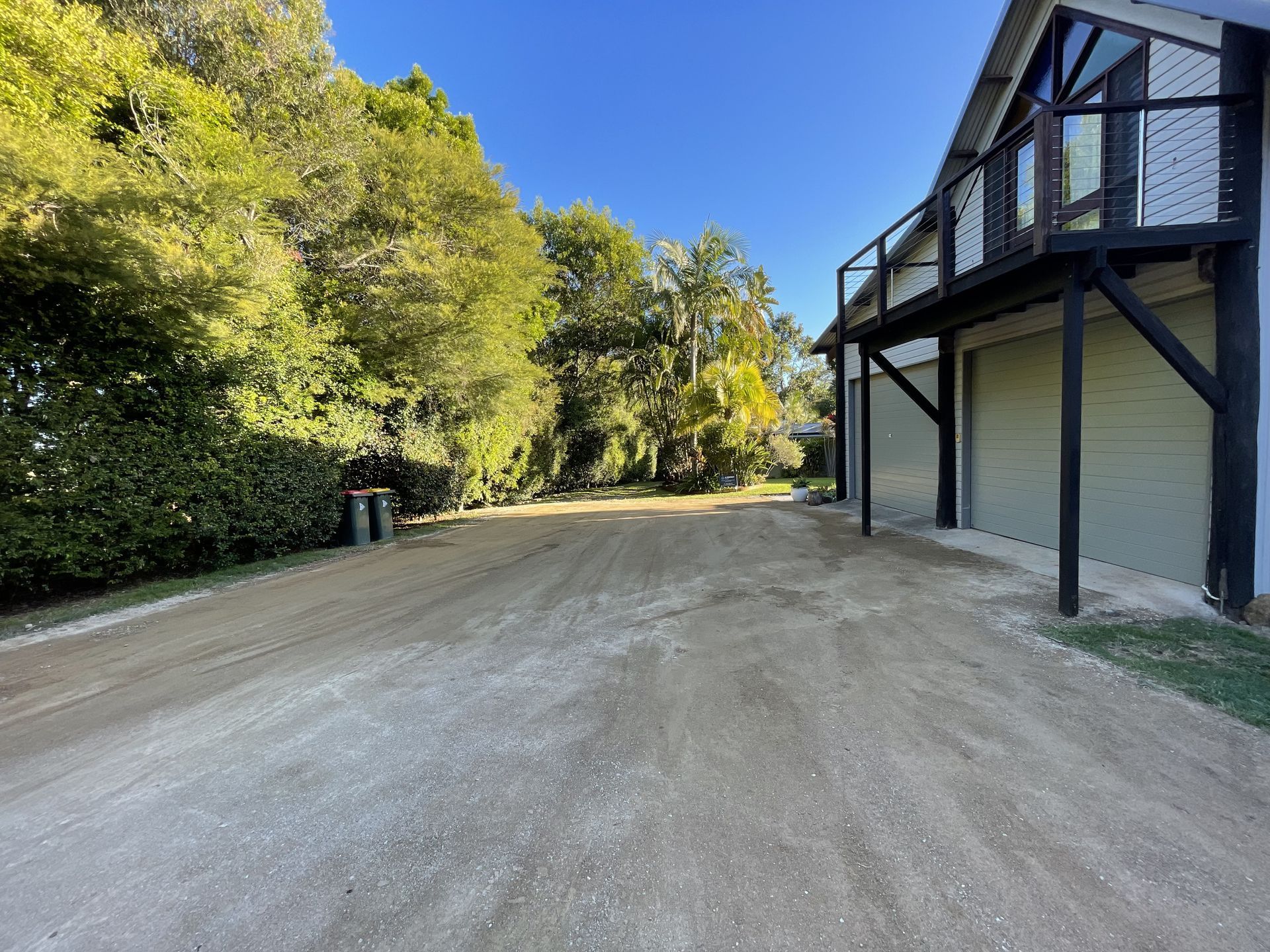 A New Driveway Has Been Laid By A House — East Point Earthmoving in Byron Bay, NSW
