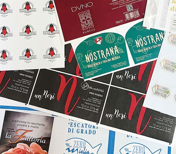 stampa etichette personalizzate udine