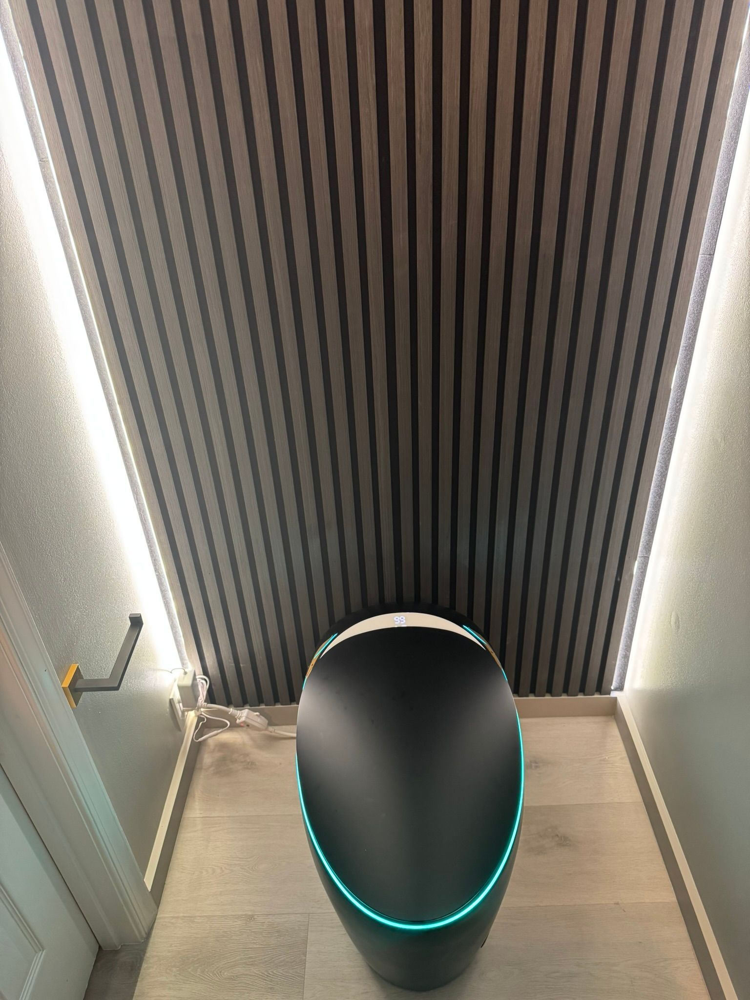 Modern powder room idea. Reisterstown, MD