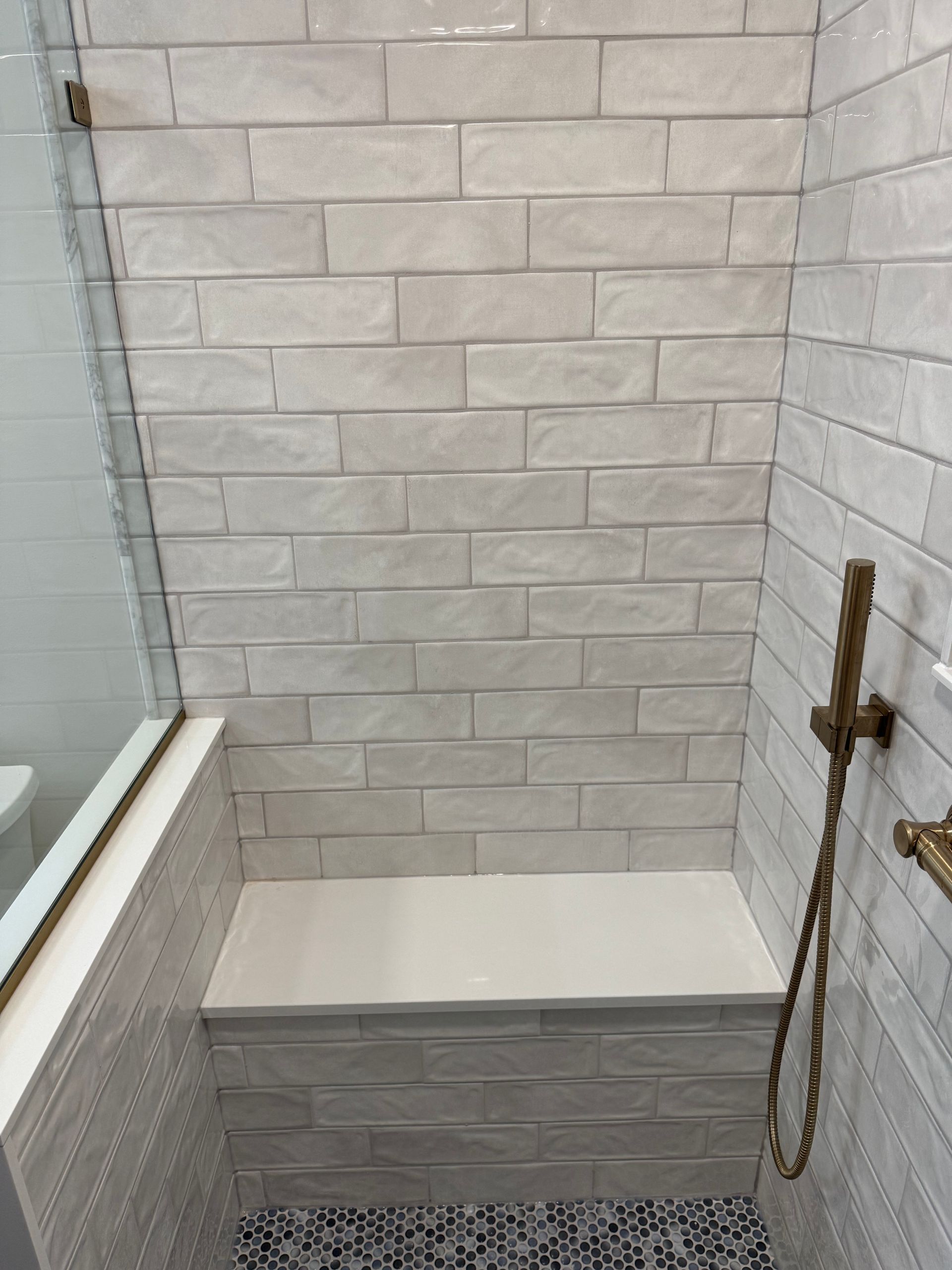 Custom Shower Bench and Modern Shower Faucets in Finksburg, MD