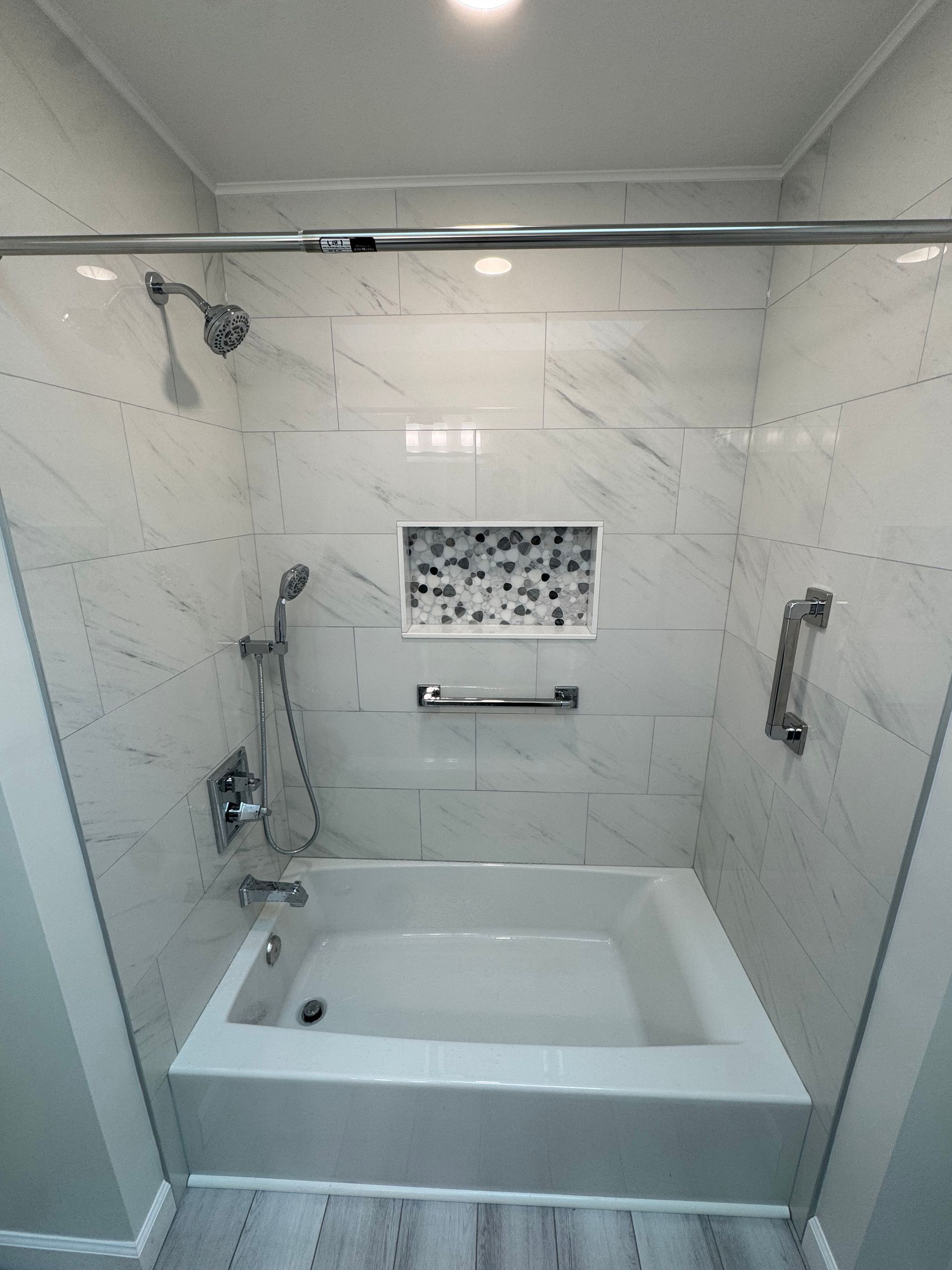 Modern Hallway Bathroom Remodel