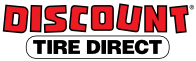 Discount Tire Direct logo in red and black text on a white background