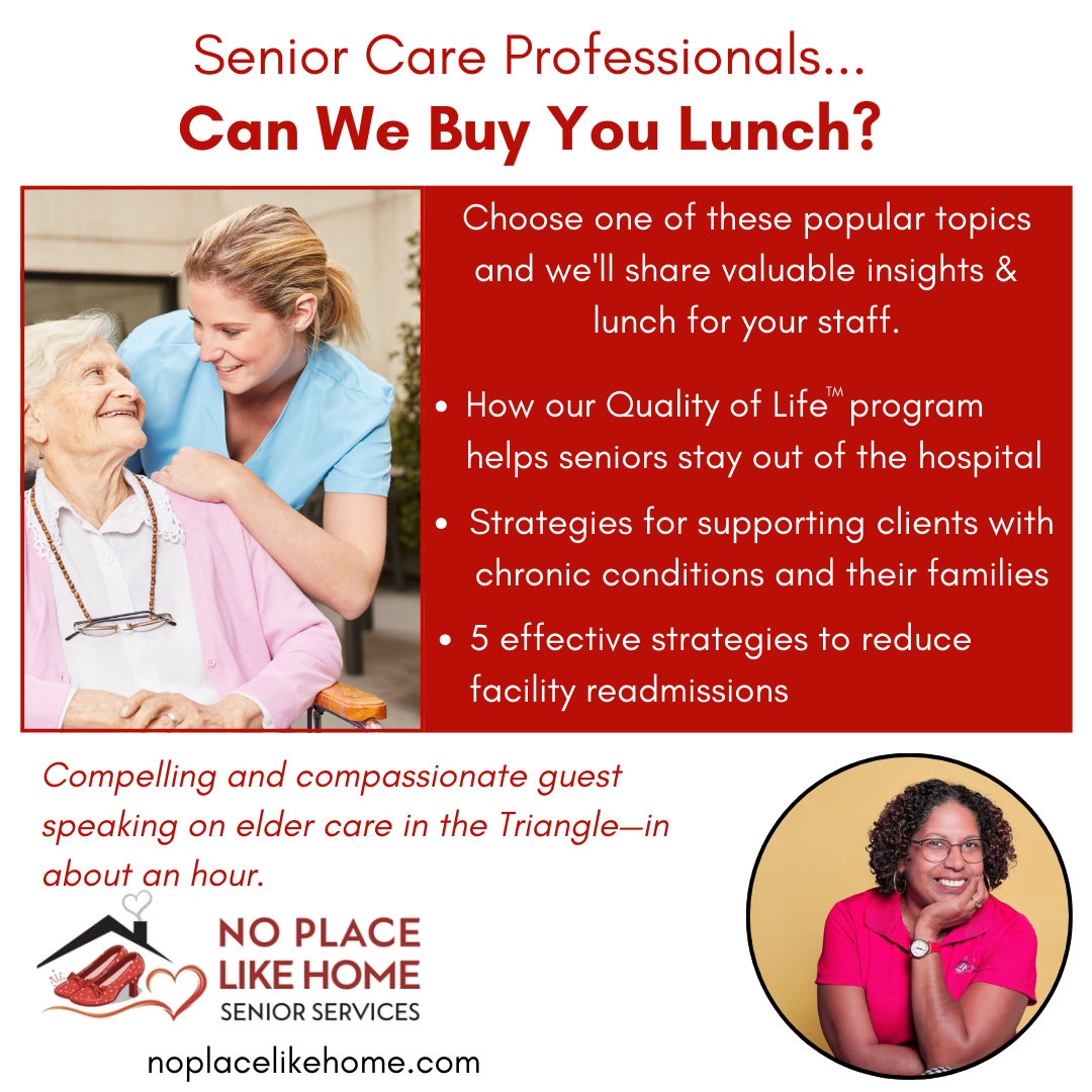 speaking for senior care professionals graphic