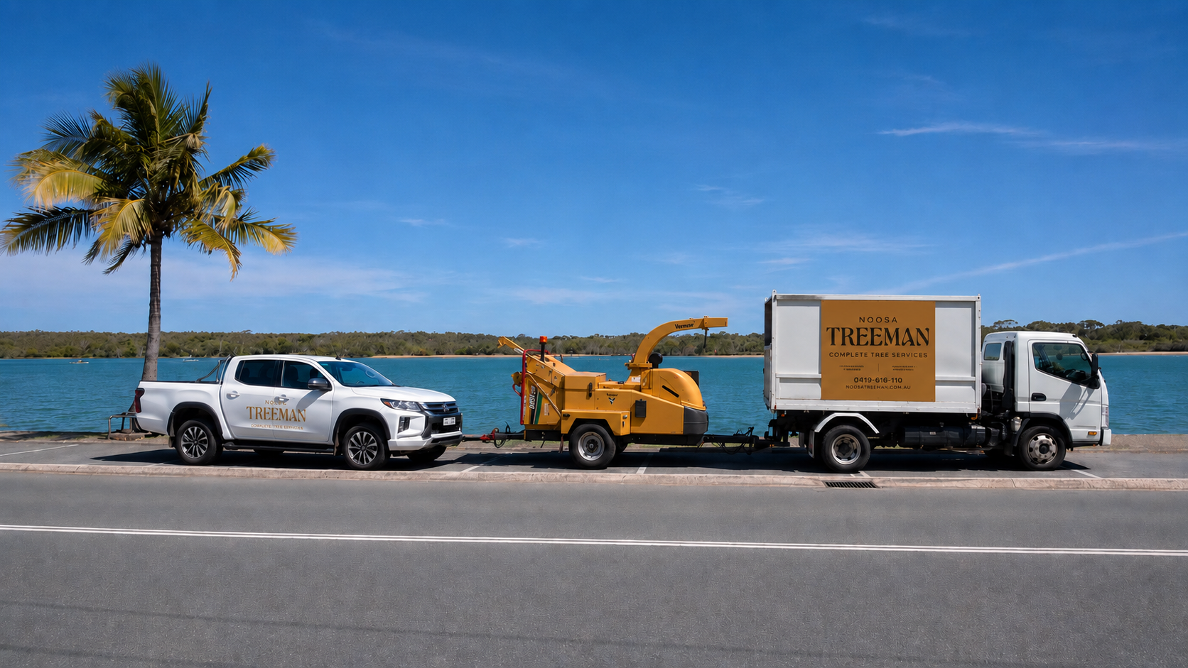 Noose tree man branded vehicle