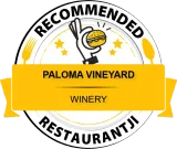 A recommended restaurant logo for paloma vineyard winery