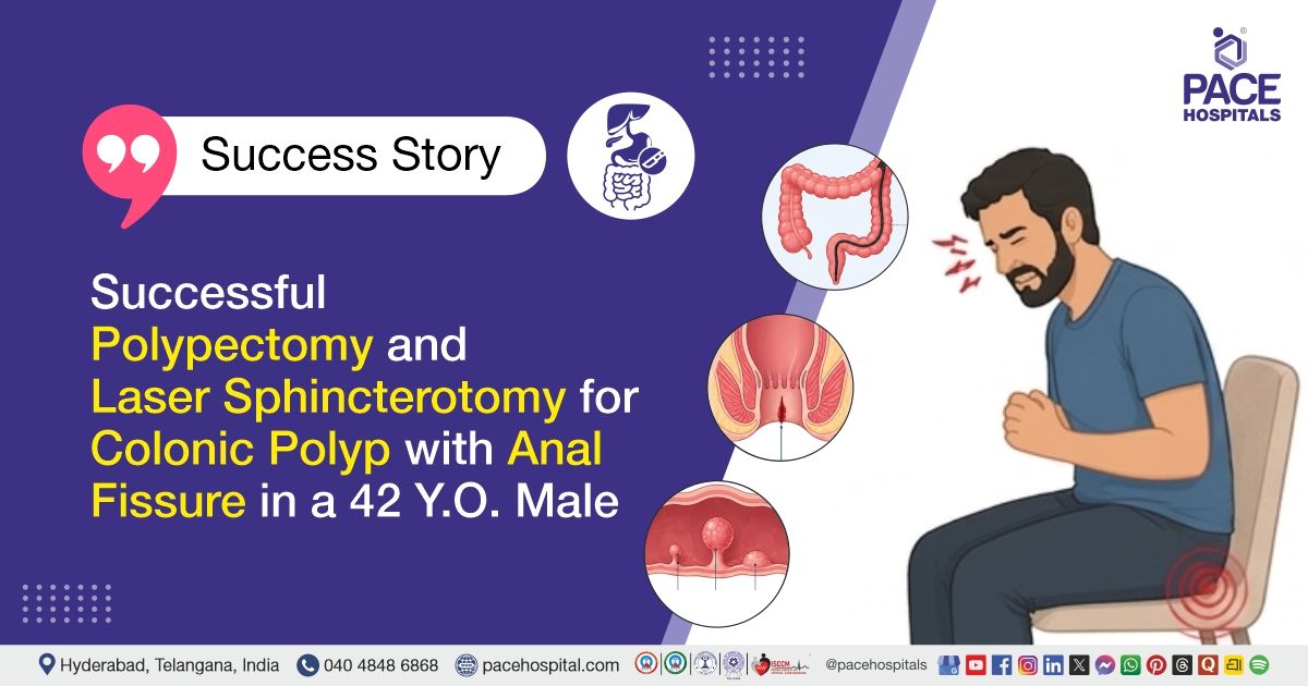 Polypectomy & Sphincterotomy for Colonic Polyp with Anal Fissure