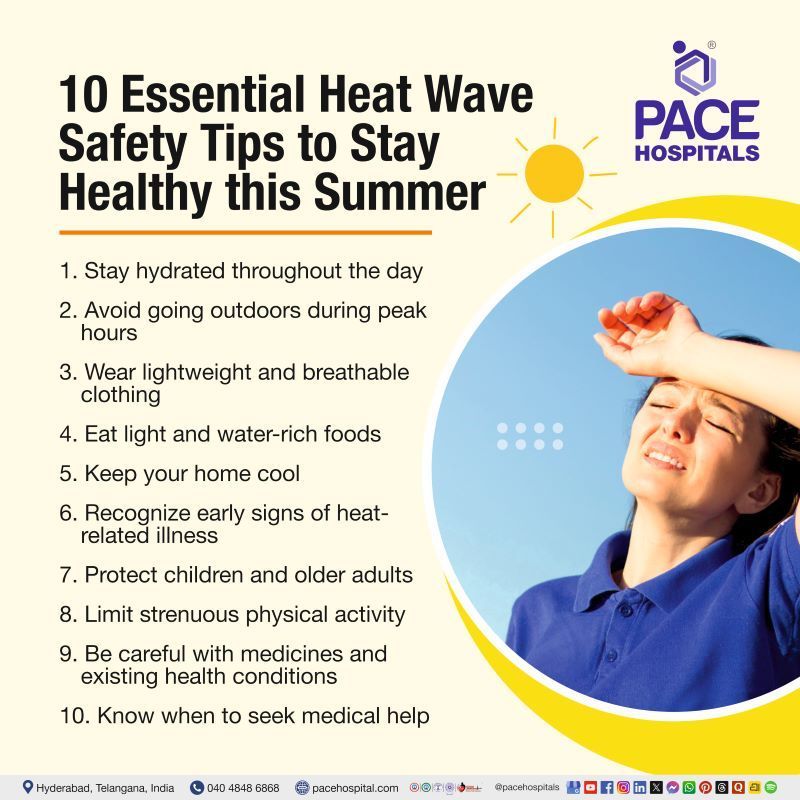10 Essential Heat Wave Safety Tips to Stay Healthy this Summer Heat wave safety tips | Summer safety tips | Hot weather safety tips | Heat illness prevention tips