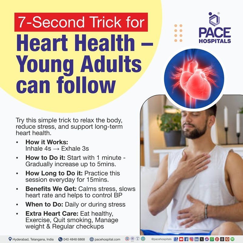 7 second trick to prevent heart attack and stroke in young adults | 7 second trick for preventing heart attacks