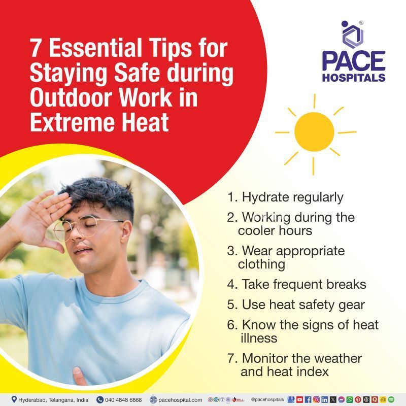 7 Essential Tips for Staying Safe during Outdoor Work in Extreme Heat Summer safety tips | Outdoor work safety tips | Labor safety in summer | Summer safety tips for outdoor workers