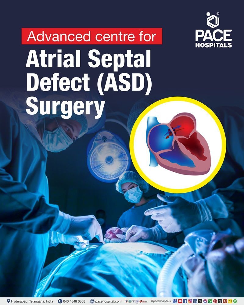 Top Hospital for Atrial Septal Defect (ASD) Surgery in Hyderabad, India Atrial Septal Defect (ASD) closure Surgery in Hyderabad, India | Advanced Center for asd closure surgery in Hyderabad in Hyderabad,