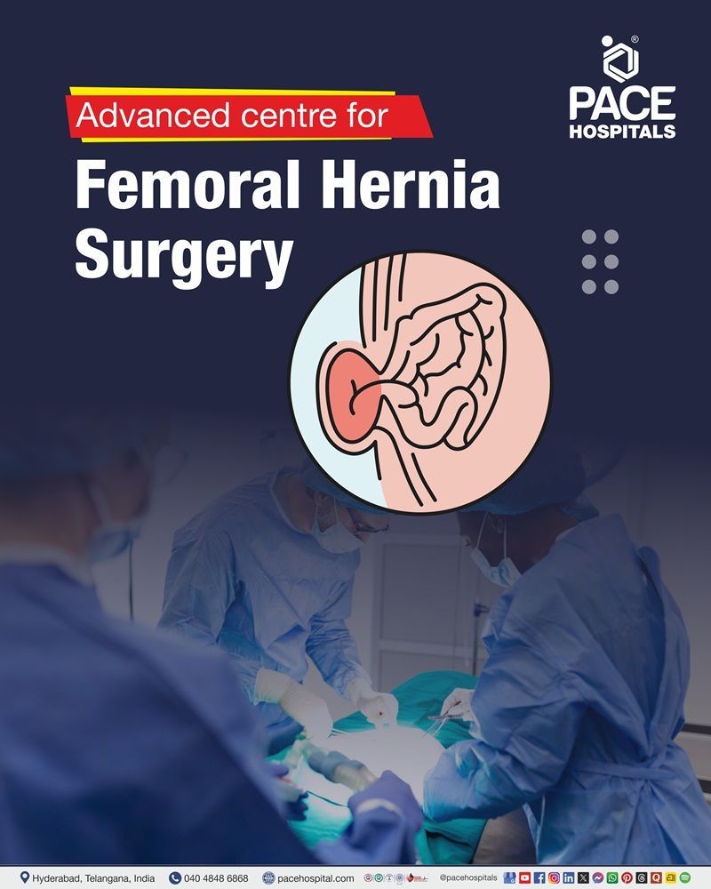 Top Hospital for Femoral Hernia Surgery in Hyderabad, India Best Hospital near me for Femoral Hernia Surgery in Hyderabad, India | Advanced Center for Femoral hernia repair in Hyderabad in Hyderabad, India | best Hospital for Femoral hernia operation