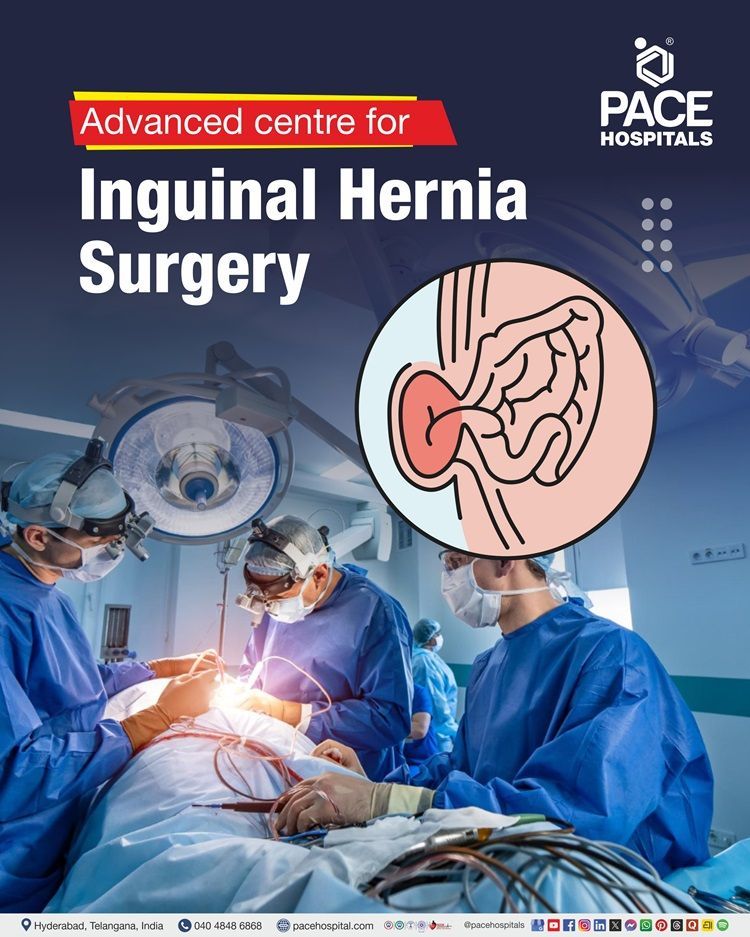 Best Hospital for Inguinal Hernia Surgery in Hyderabad | Advanced Center for Inguinal hernia repair in Hyderabad in Hyderabad, India