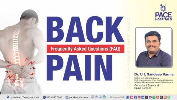 Back pain causes, myths & treatment explained by Dr. U L Sandeep Varma from PACE Hospitals.