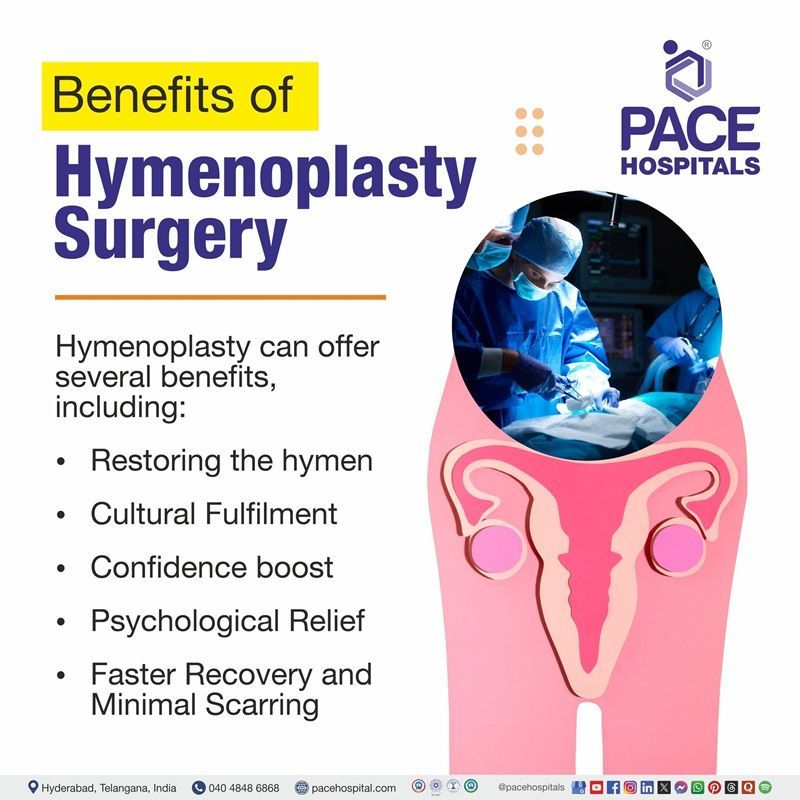 Benefits for Hymenoplasty Surgery - Hymenorrhaphy Benefits for Hymenoplasty Surgery, hymenorrhaphy, hymen repair surgery, hymen reconstruction surgery