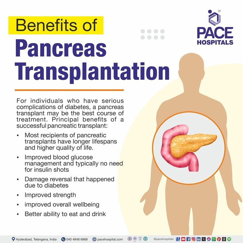 Benefits of pancreas transplant benefits of pancreas transplantation | Visual depicting the benefits of pancreas transplant
