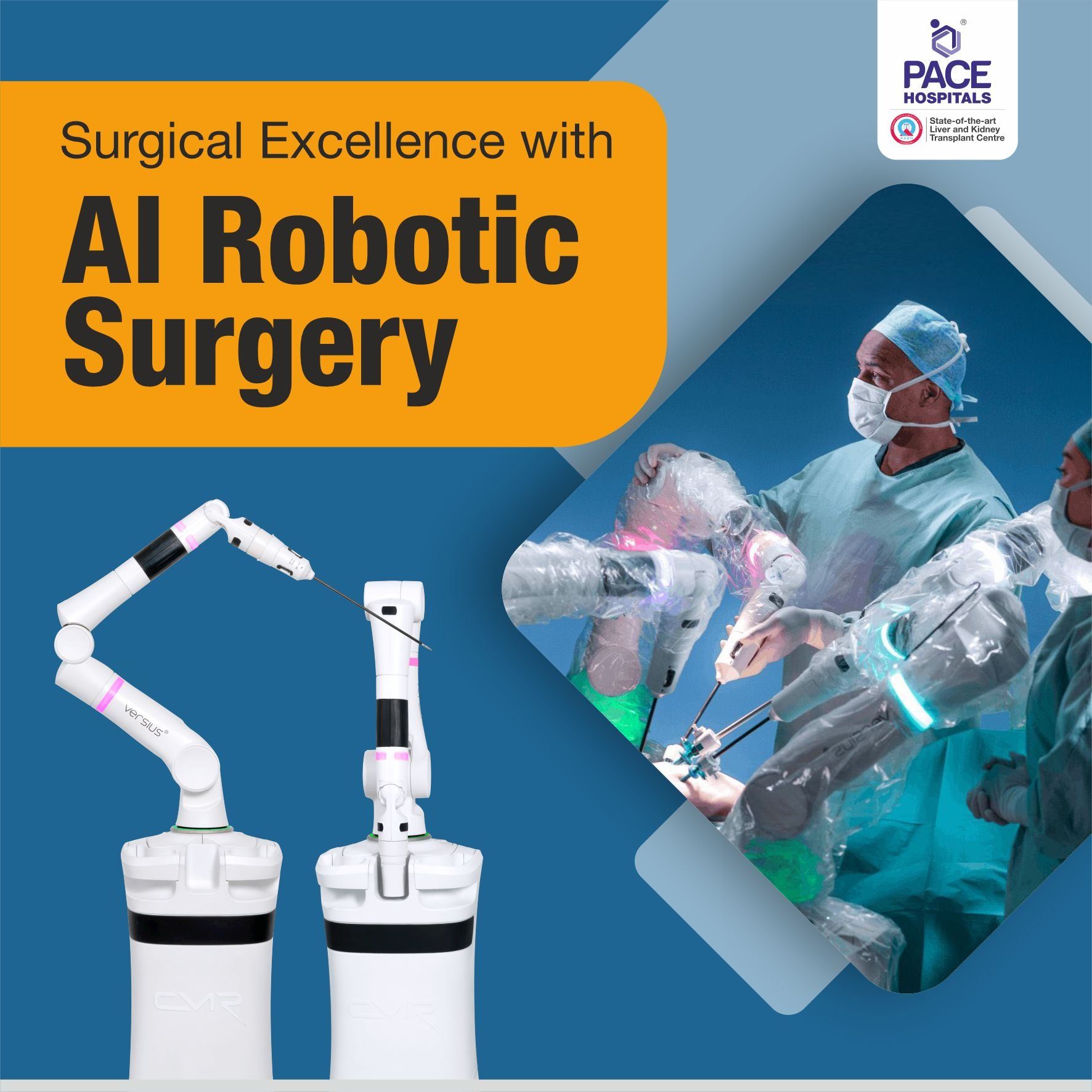 Universal AI Surgical Robotic System in Hyderabad robotic surgery in hyderabad