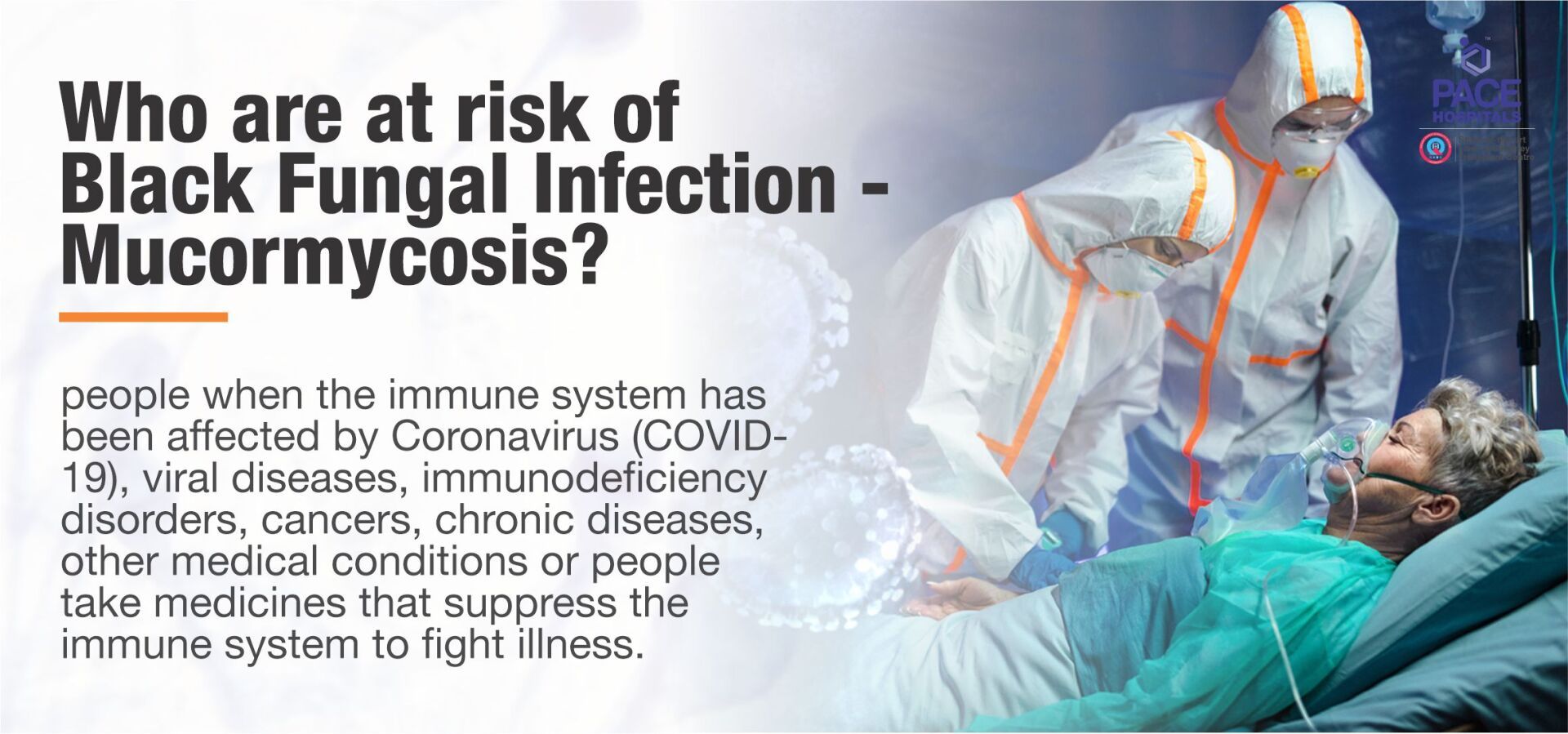 Black Fungus risk factors - diabetes, steroid treatment and COVID positive patients are at high risk - Mucormycosis Black Fungus risk factors - diabetes, steroid treatment and COVID positive patients are at high risk - Mucormycosis