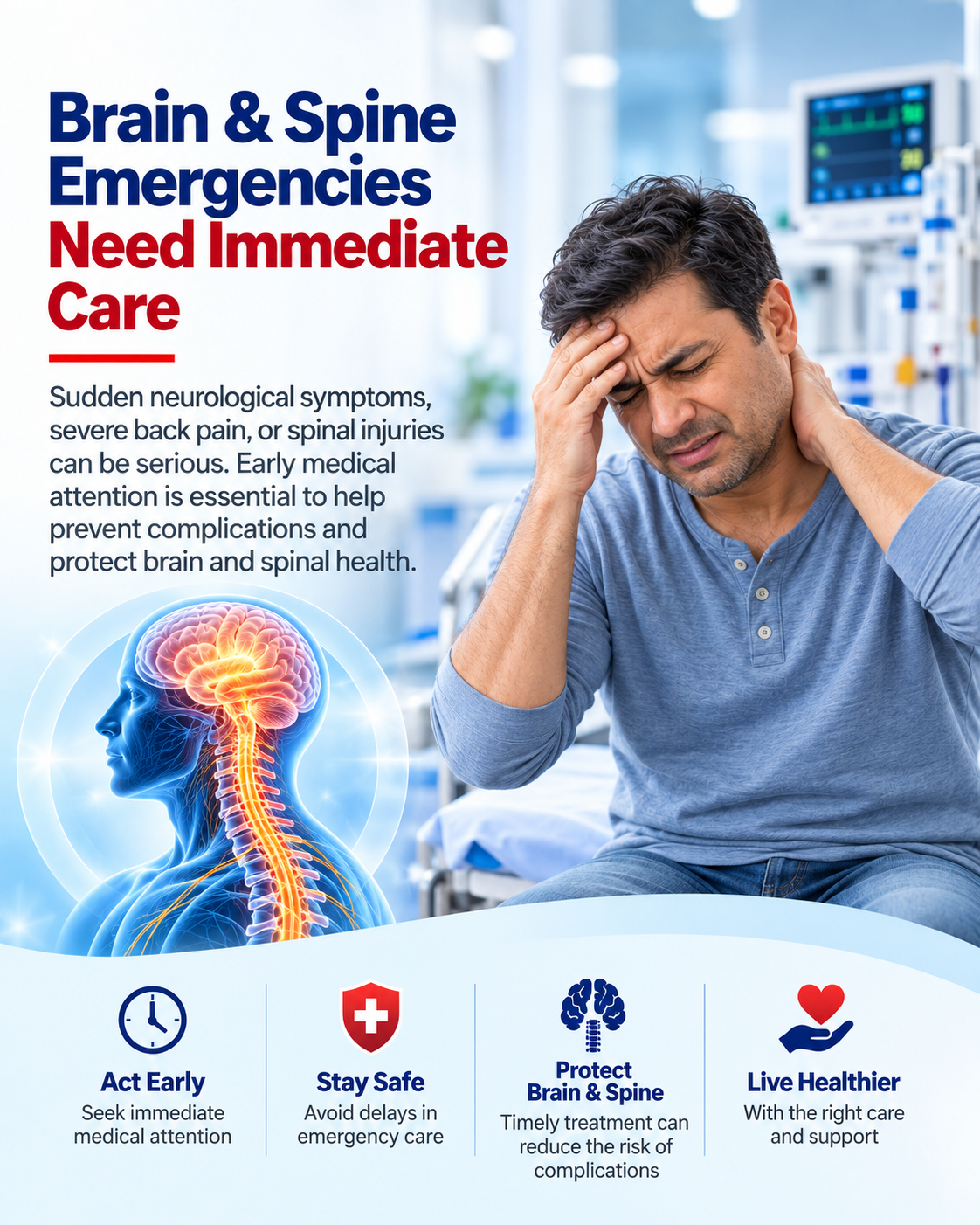 Brain and Spine Emergency Brain emergency | Spine emergency | Brain and Spine emergency care in Hyderabad, India