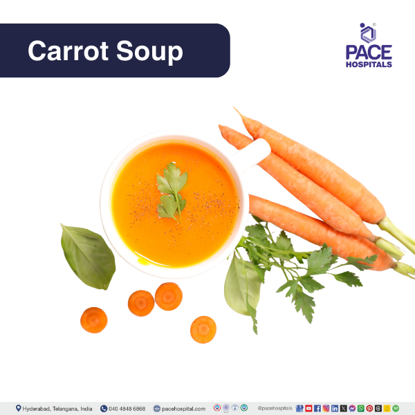 Carrot soup Carrot soup - best home remedies for loose motion