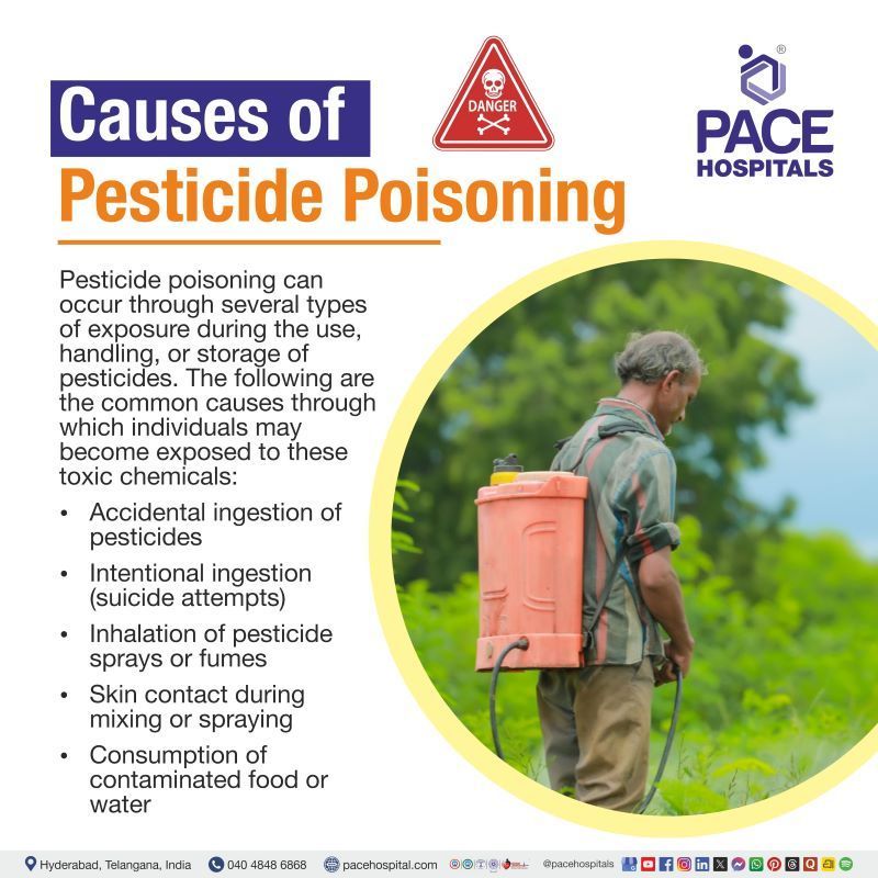 Pesticide Poisoning Causes | Causes of  Pesticide Poisoning