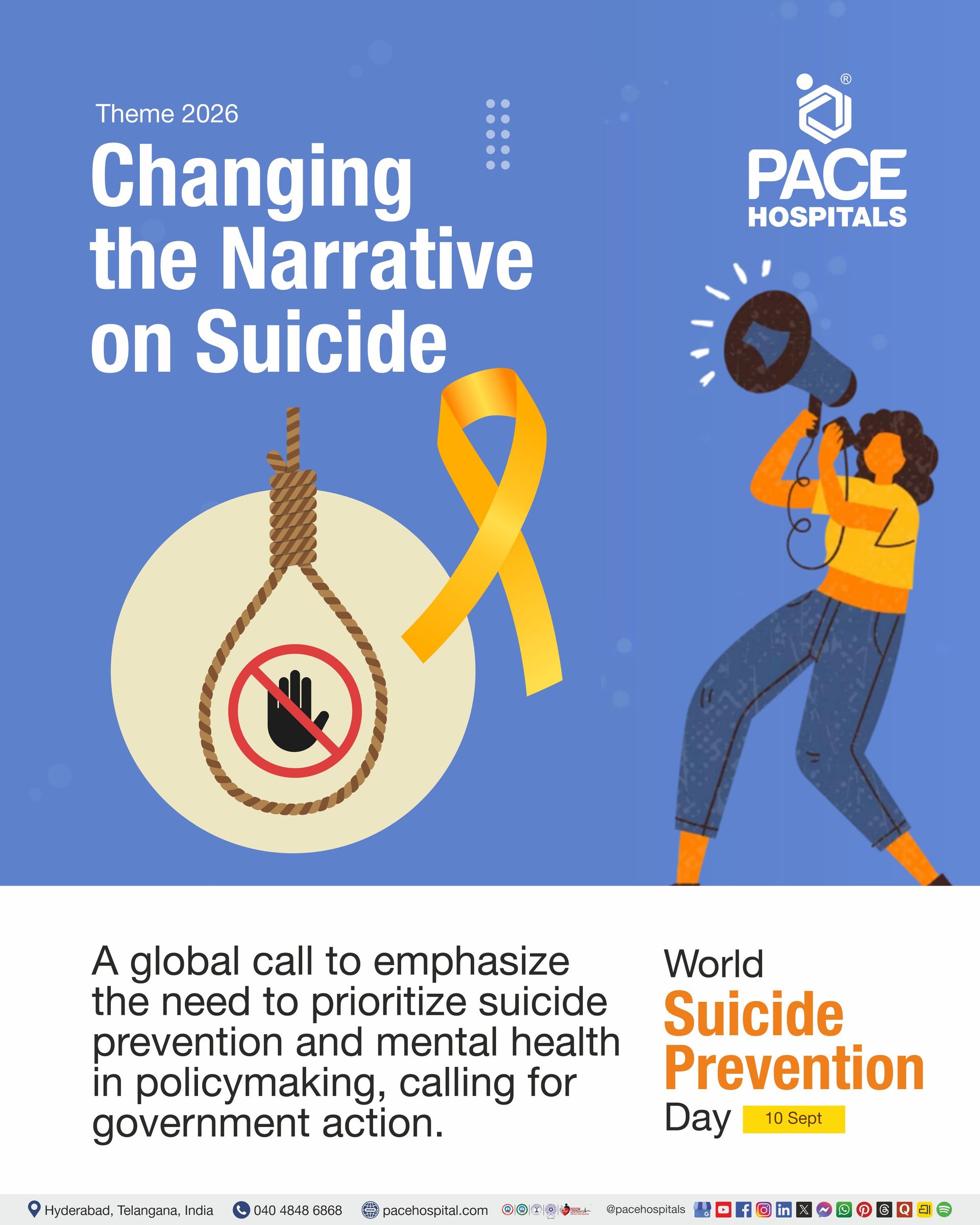 World Suicide Prevention Day 2026 Theme | Theme of World Suicide Prevention Day | Visual of World Suicide Prevention Day 2026 theme ‘Changing the Narrative on Suicide