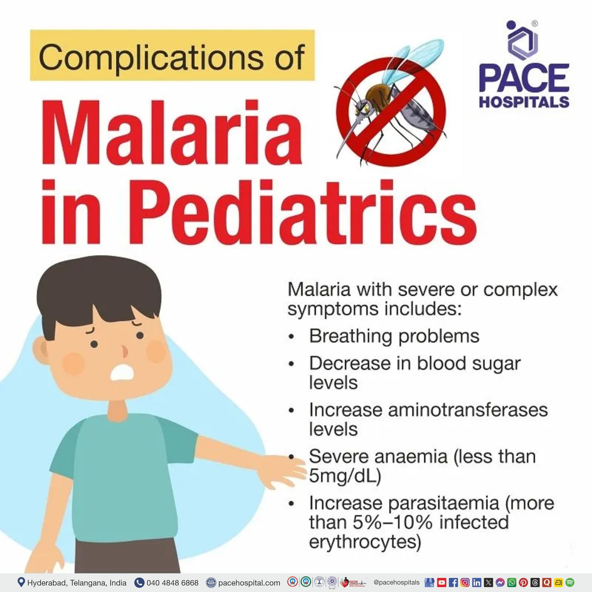 complications of malaria in pediatrics | severe complicated malaria in children | complications in malaria for child