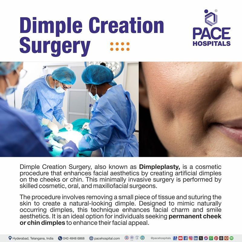 What is Dimple Creation (Dimpleplasty) Surgery What is Dimple Creation Surgery | Dimpleplasty in Hyderabad | Dimple Surgery in Telangana, India