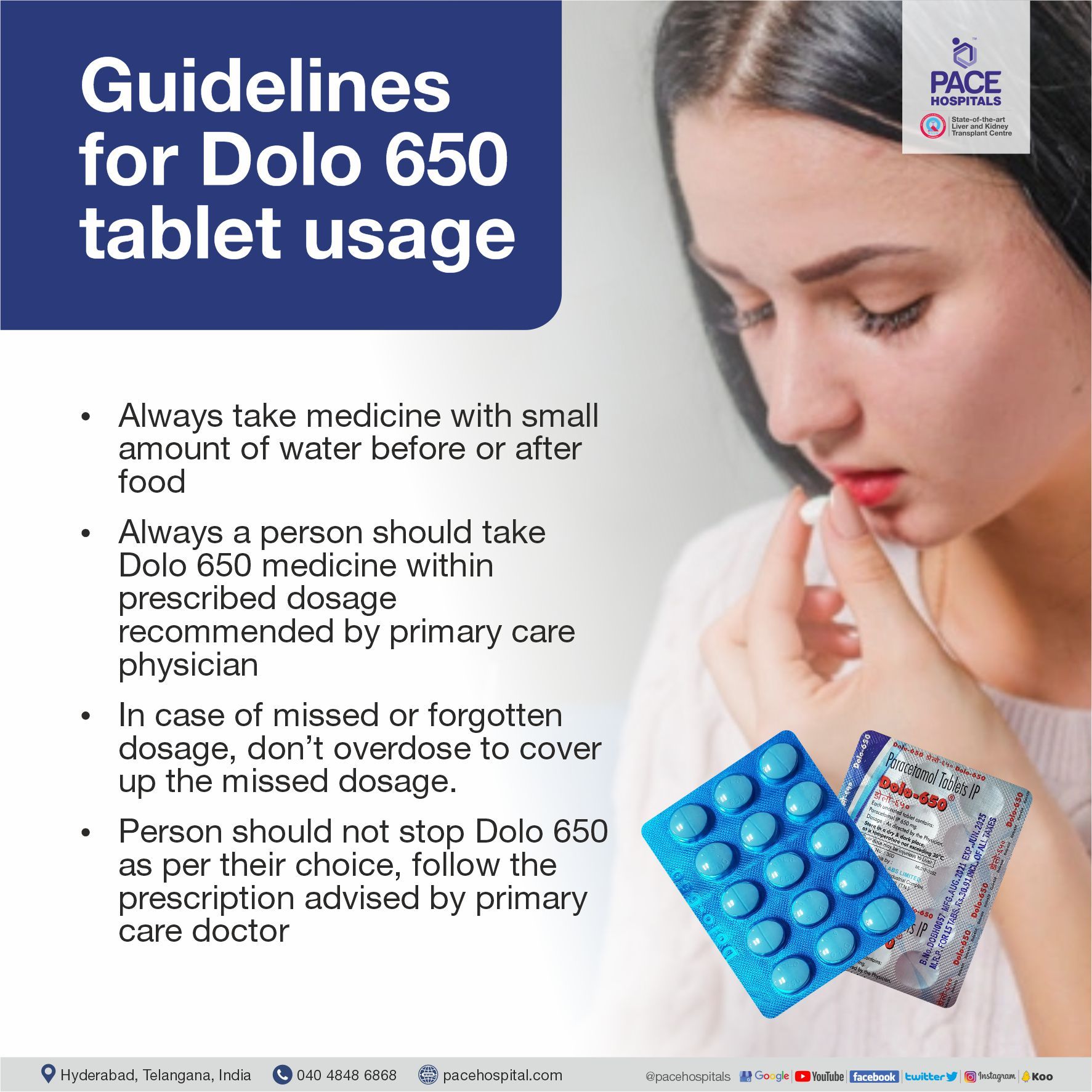 Guidelines for Dolo 650 tablet usage Guidelines for Dolo 650 tablet usage