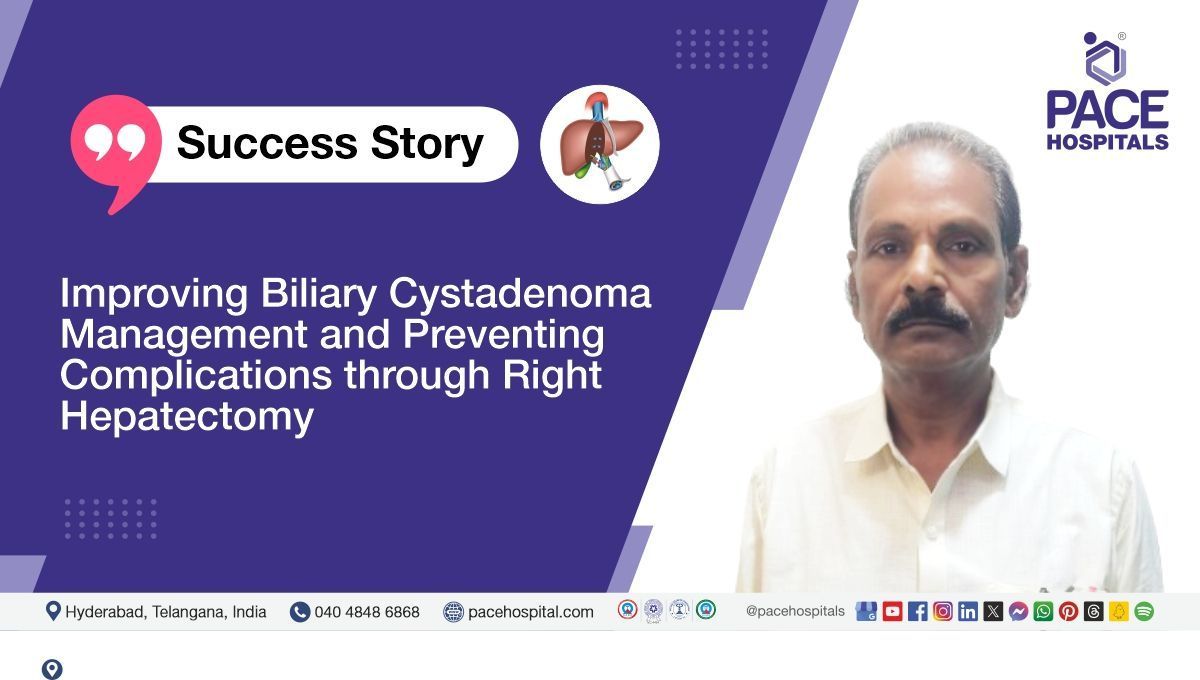 Case study of 58-YO male with painful biliary cystadenoma finds relief through right hepatectomy