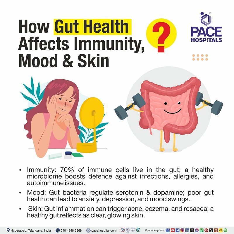 How Gut Health Affects Immunity, Mood & Skin