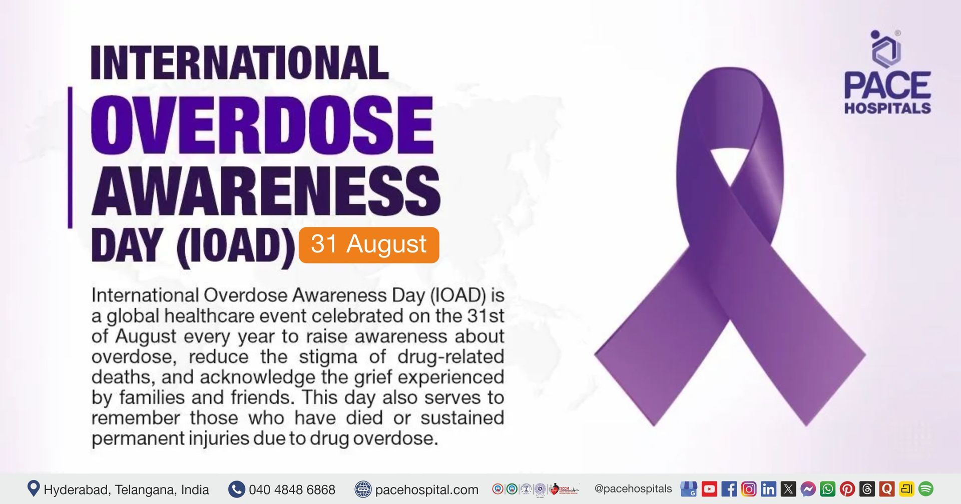 International Overdose Awareness Day (IOAD), August 31 2026 | International Overdose Awareness Day
