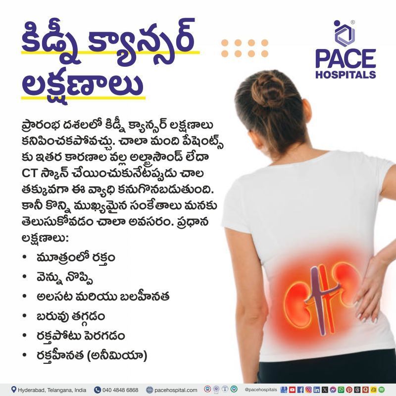 కిడ్నీ క్యాన్సర్ లక్షణాలు | Kidney Cancer Symptoms in Telugu Kidney Cancer Symptoms in Telugu | కిడ్నీ క్యాన్సర్ లక్షణాలు | Symptoms of Kidney Cancer in Telugu
