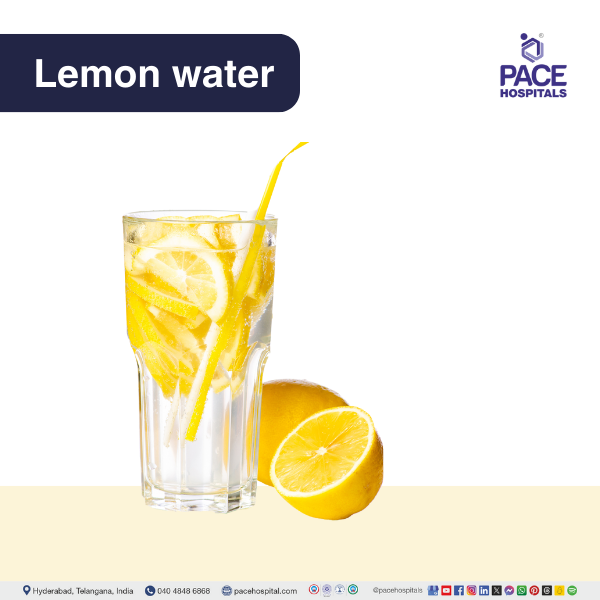Lemon Water Lemon water - best home remedies for diarrhoea