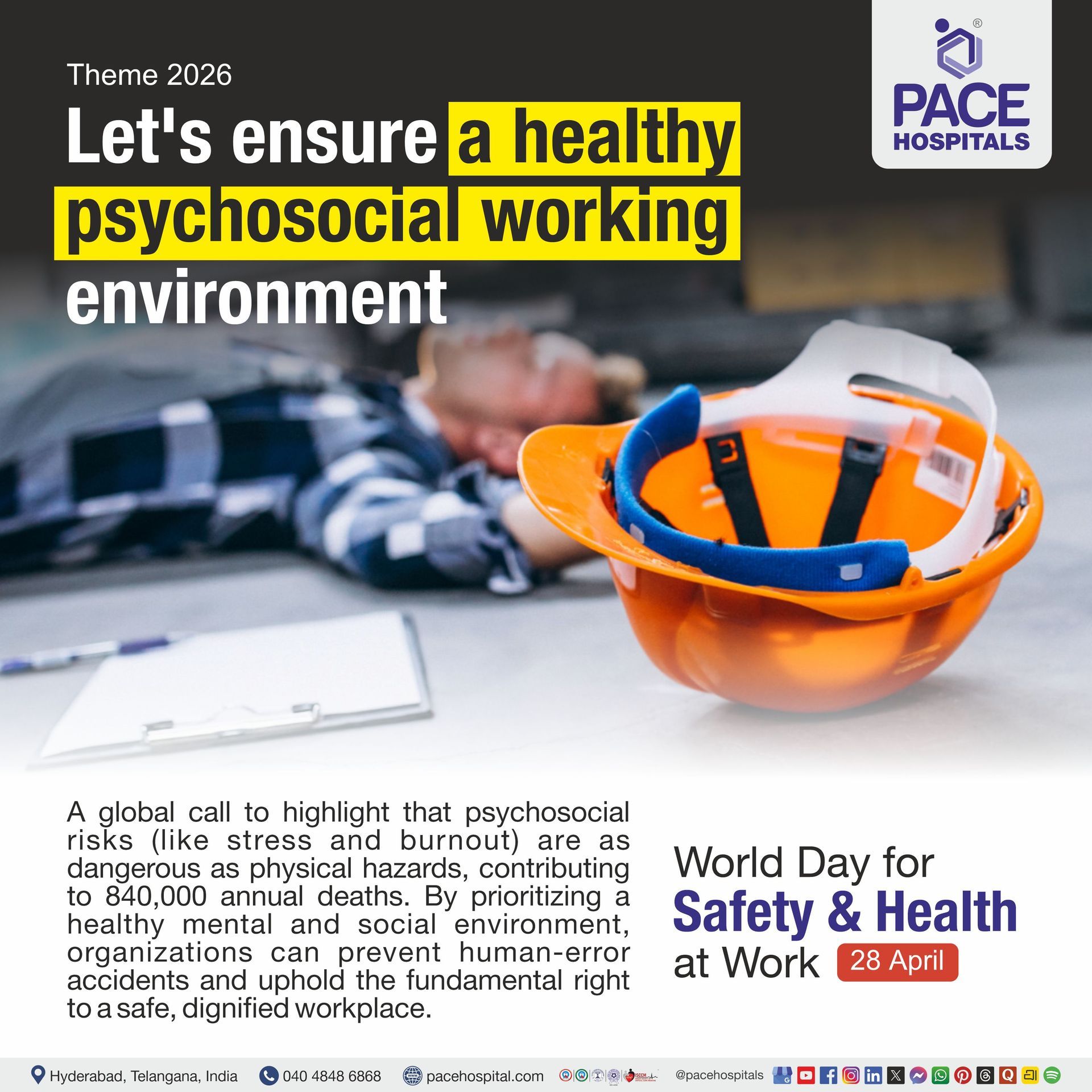 Theme of World Day for Safety and Health at Work 2026 | World Day for Safety and Health at Work 2026 theme
