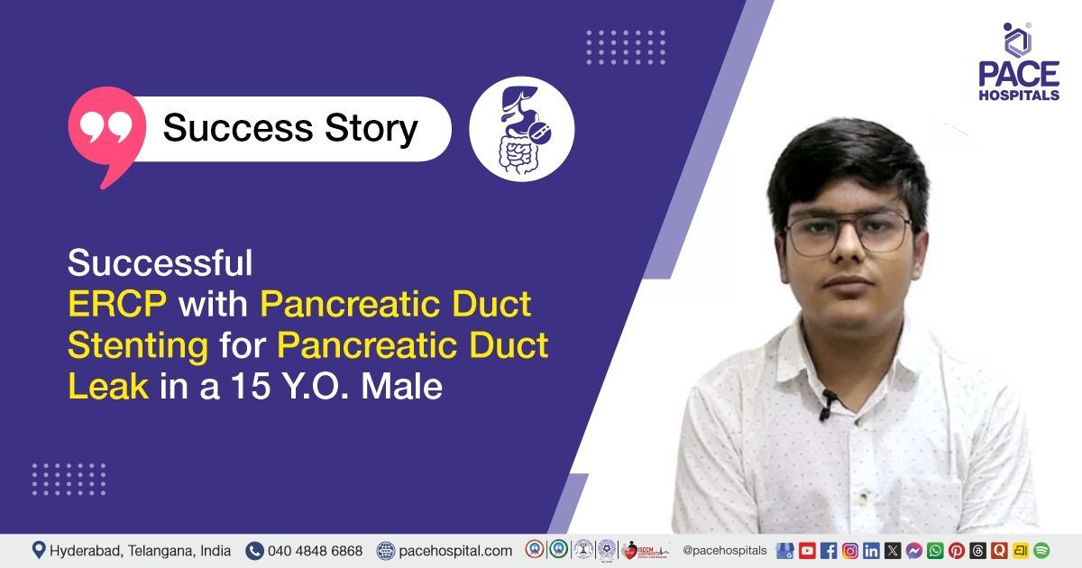 Case study of 15-YO male who underwent  successful treatment of Pancreatitis with WOPN & DVT