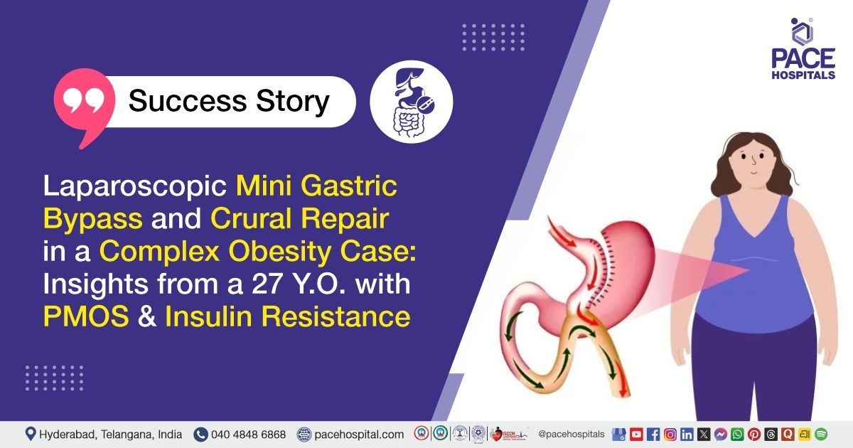  laparoscopic mini gastric bypass case study | morbid obesity case study | PACE Hospitals Case study