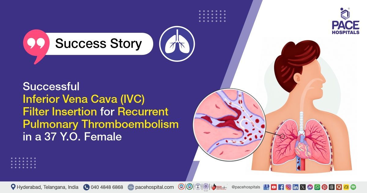 Case study of recurrent pulmonary thromboembolism treated with IVC filter insertion at PACE Hospital