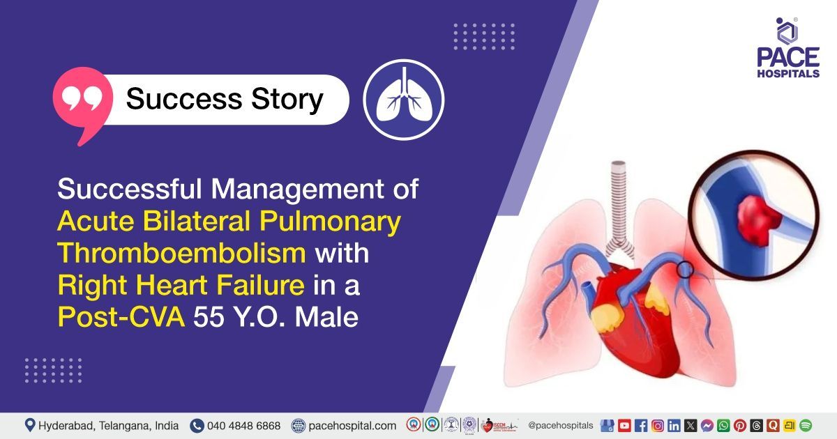 Successful Management of Acute Pulmonary Thromboembolism with Right Heart Failure at PACE Hospitals