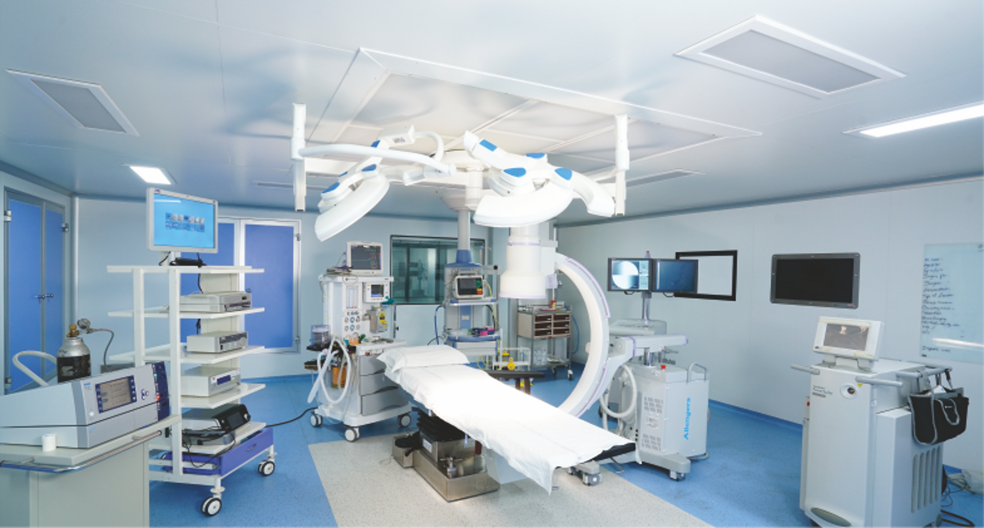 Modular OT with HVAC &Laminar Flow Modular OT with HVAC &Laminar Flow at PACE Hospitals, India